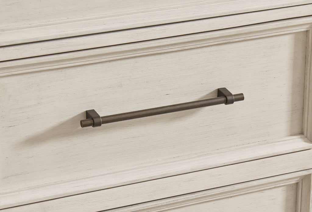 Shaybrock - Dresser And Mirror - Antique White / Brown