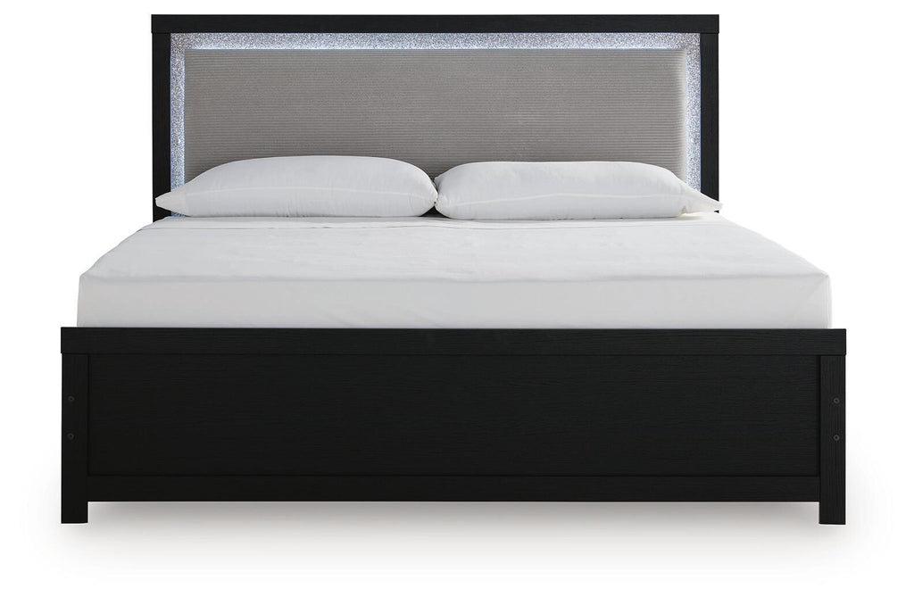Maeling - Upholstered Panel Bed