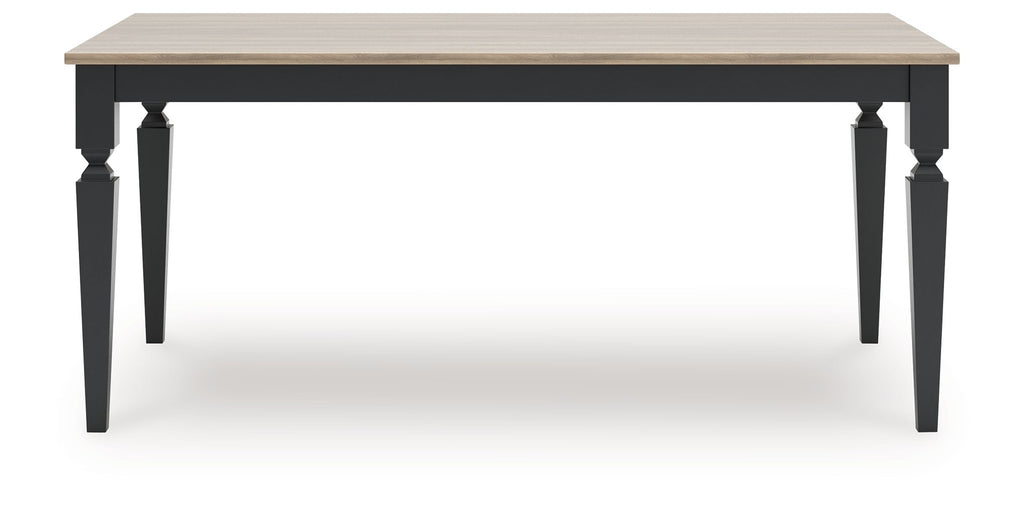 Brenkerton - Rectangular Dining Room Table - Grayish Brown / Black