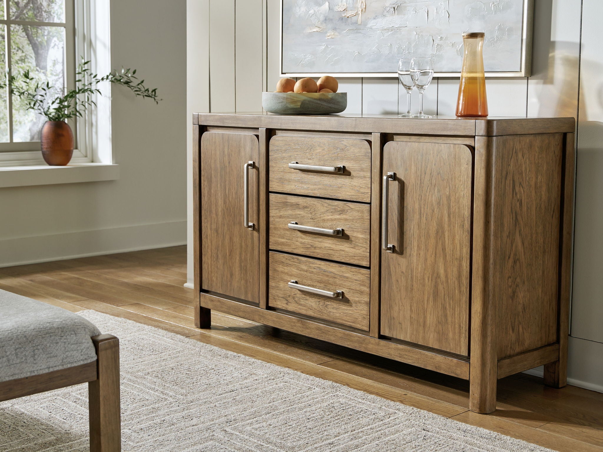 Cabalynn - Dining Room Server - Light Brown