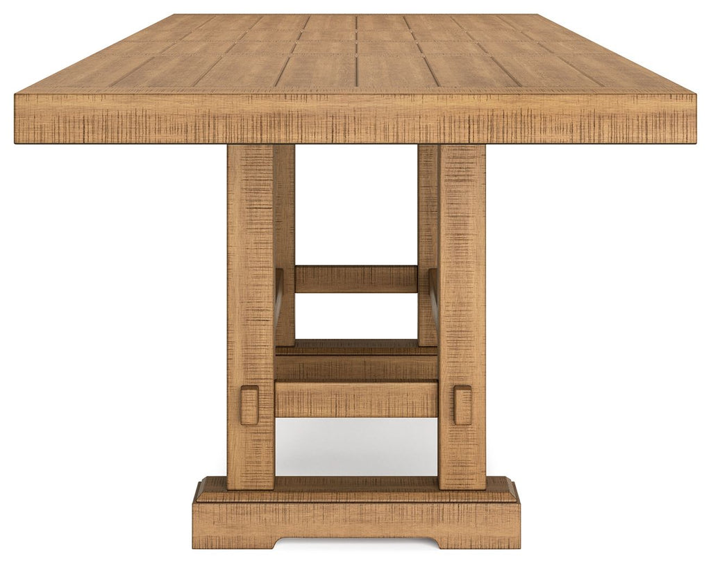 Havonplane - Rectangular Dining Room Counter Extension Table - Brown