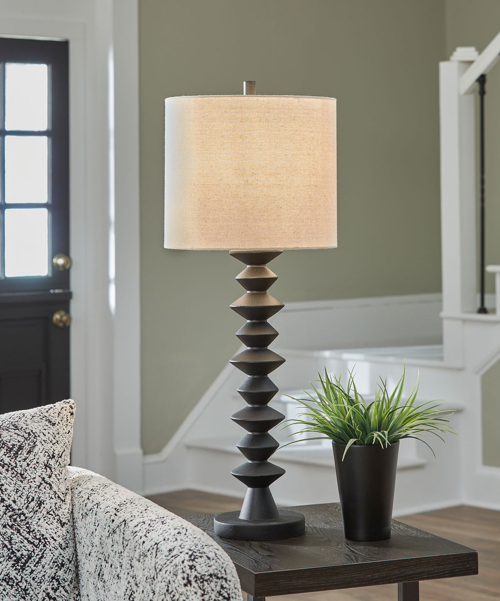 Luanndon - Poly Buffet Lamp - Black