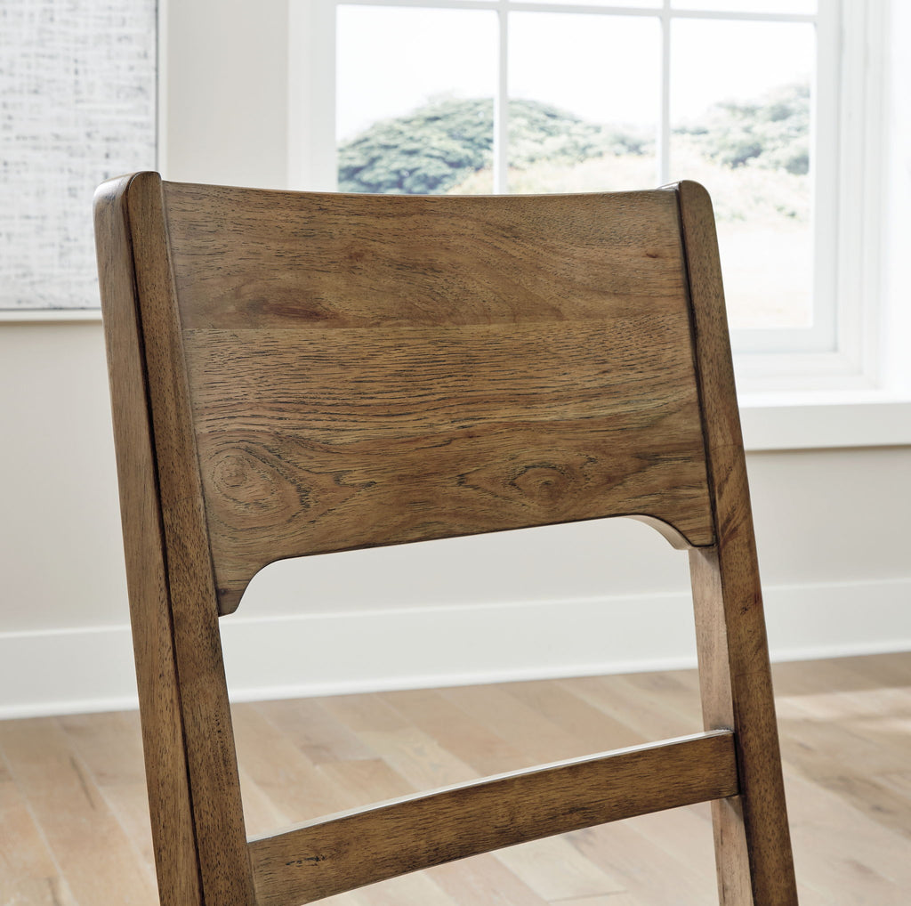 Cabalynn - Dining Uph Side Chair (Set of 2) - Oatmeal / Light Brown