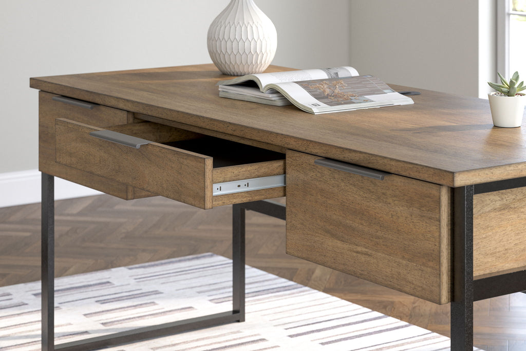 Montia - Home Office Desk - Light Brown