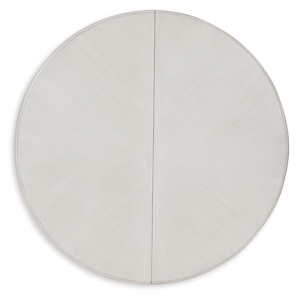 Montelaine - Oval Dining Room Extension Table - Antique White