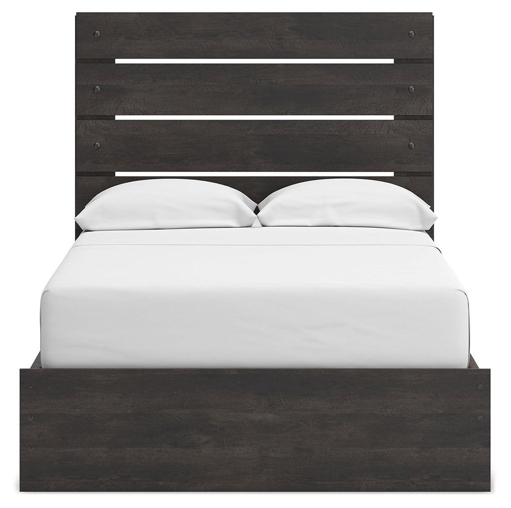 Hollivern - Panel Bed With Storage