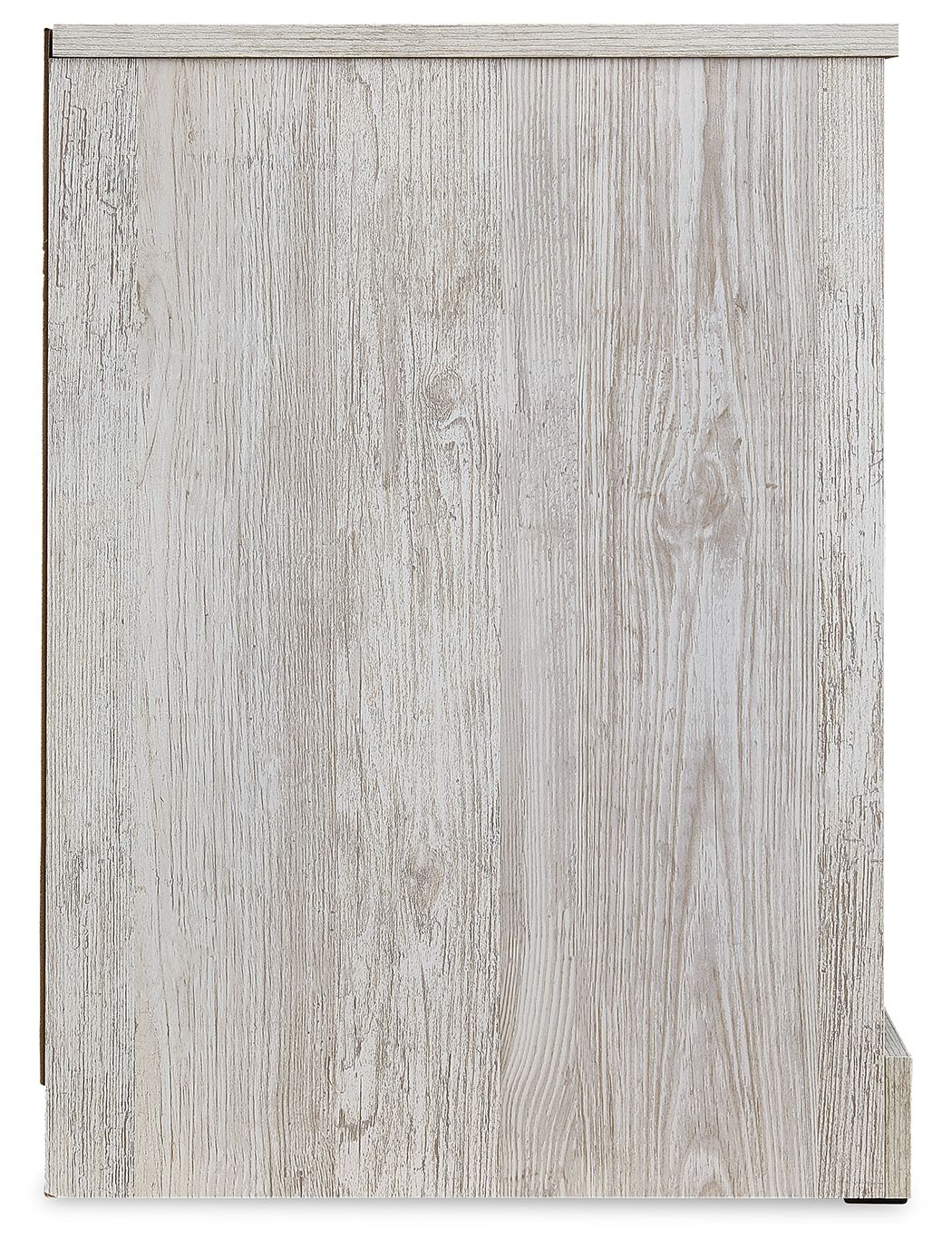 Paxberry - One Drawer Night Stand - Open Cubby - Whitewash