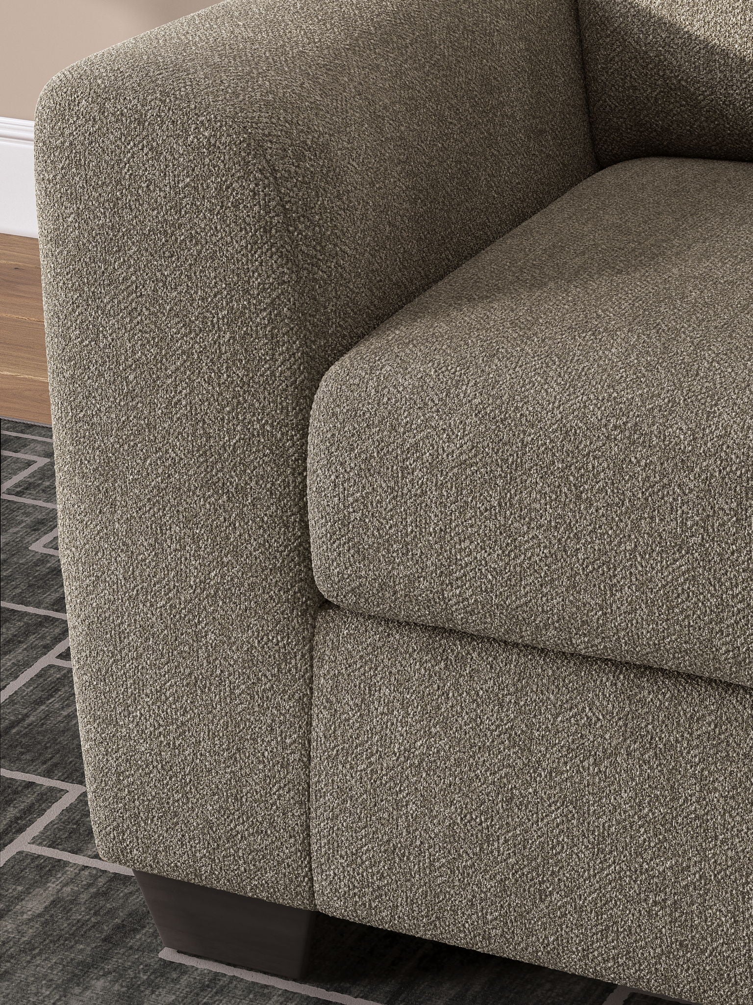 Triston-Peaks - Chair And A Half - Suede