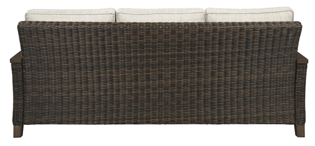 Paradise Trail - Sofa with Cushion - Medium Brown