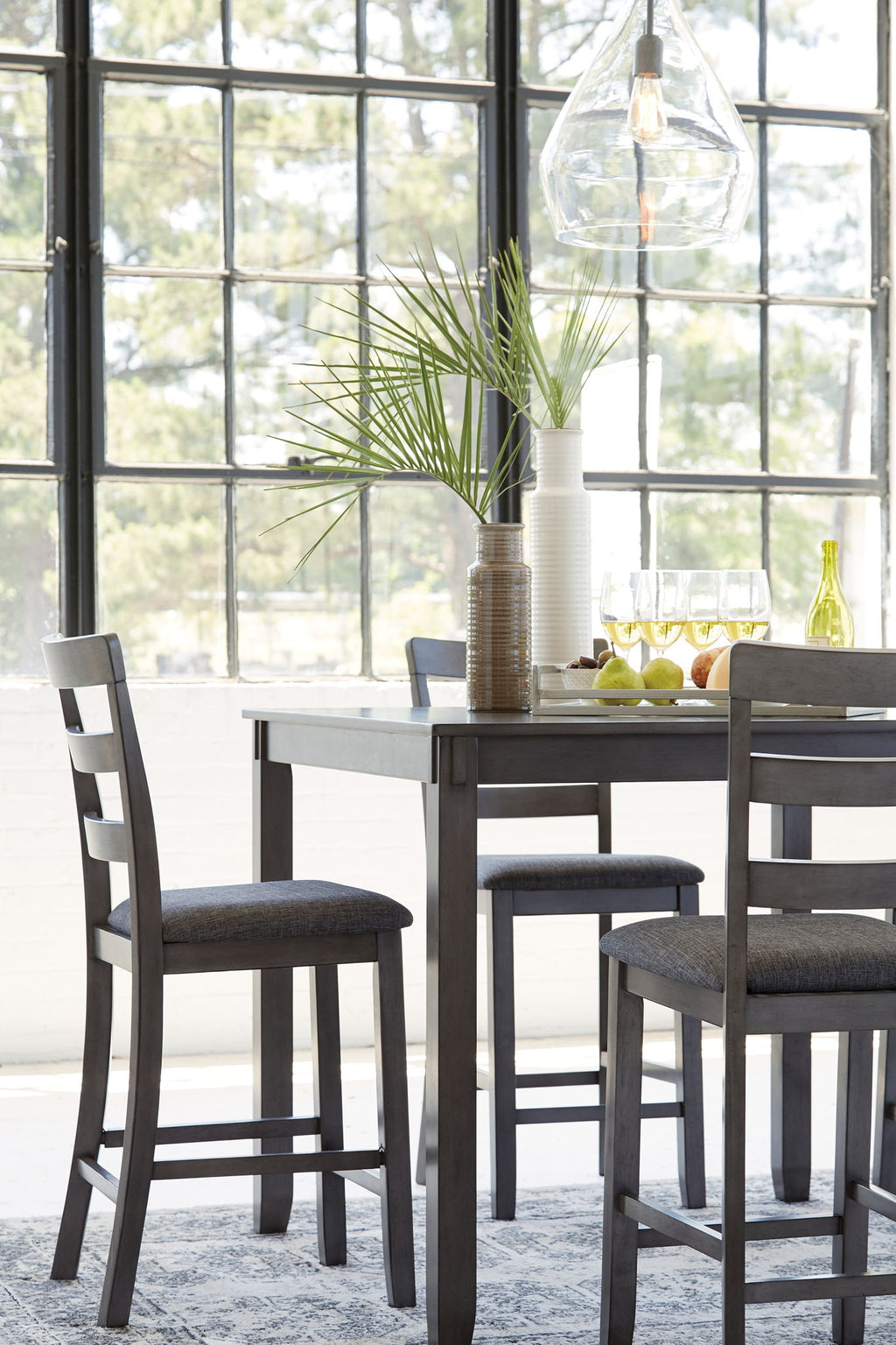 Bridson - Square Counter TBL Set (Set of 5) - Gray