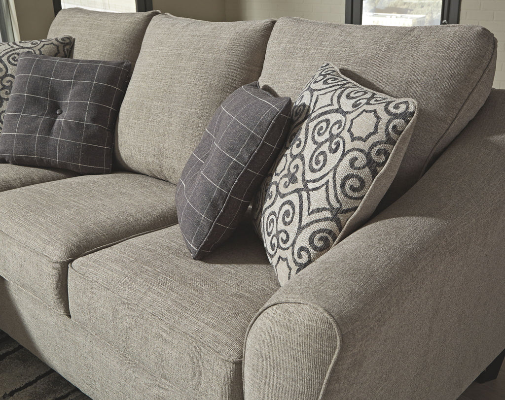 Kestrel - Sofa Chaise - Pearl Silver