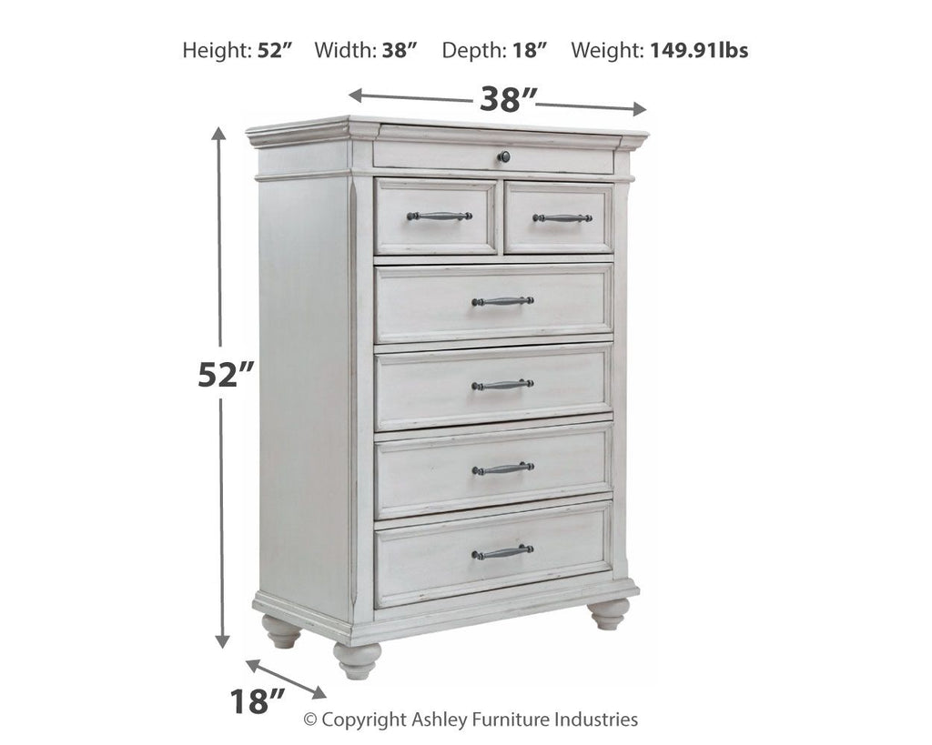 Kanwyn - Chest - Whitewash