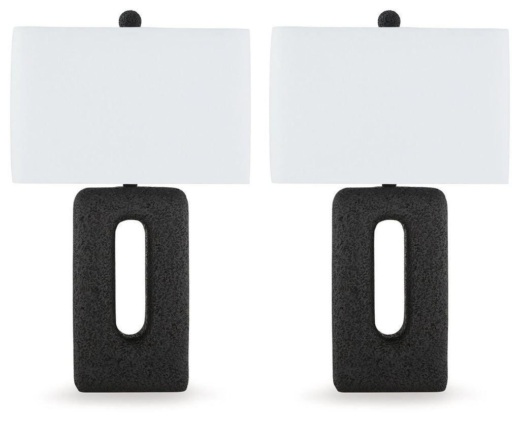 Wimmings - Poly Table Lamp (Set of 2) - Black