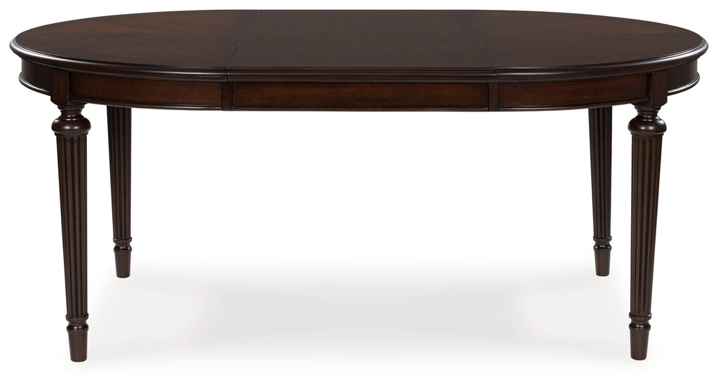 Lavinton - 8 Pc. - Dining Room Extension Table, 6 Side Chairs, Server - Brown