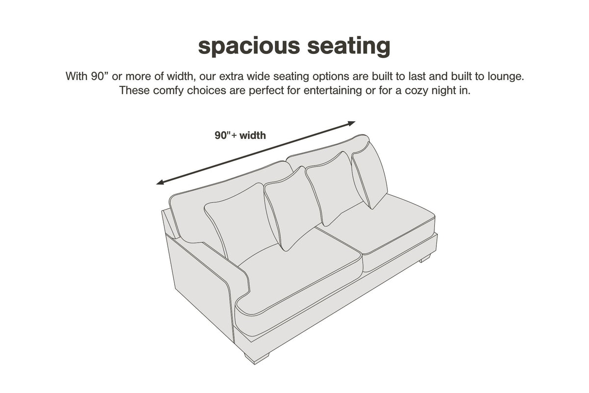 Alphons - Reclining Sofa - Putty