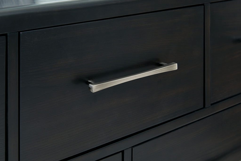 Rowanbeck - Dresser And Mirror - Black