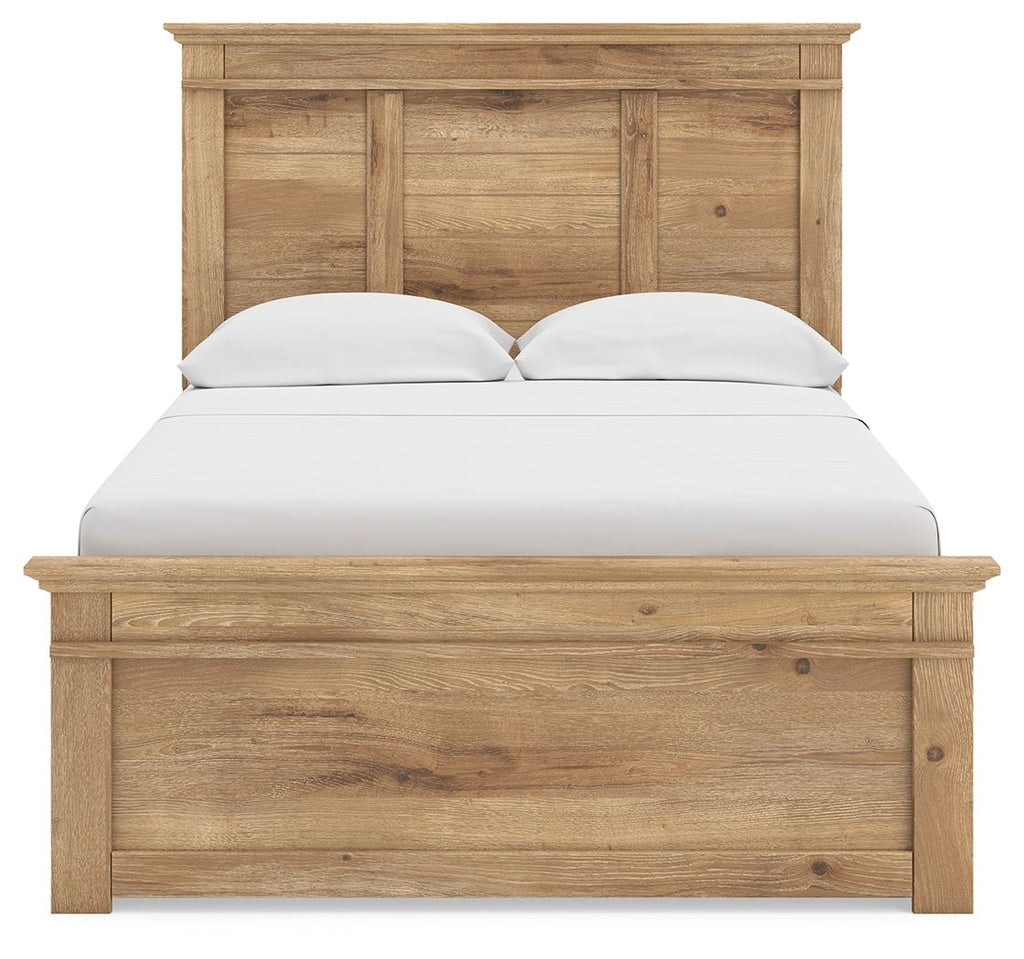 Makidern - Panel Storage Bed With 2 Under Bed Storage Units