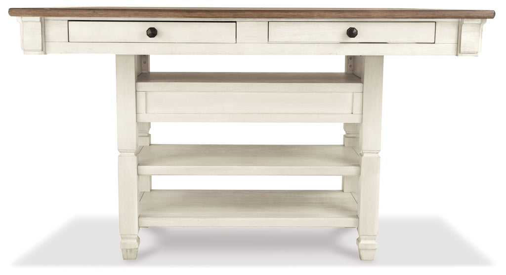 Bolanburg - Rectangular Dining Room Counter Table - Beige