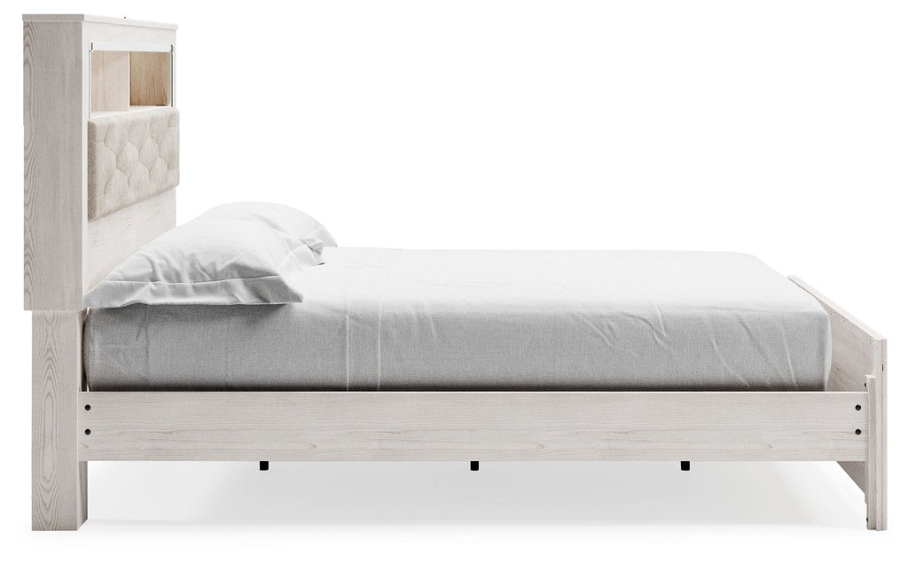 Altyra - King Bookcase Panel Bed - White