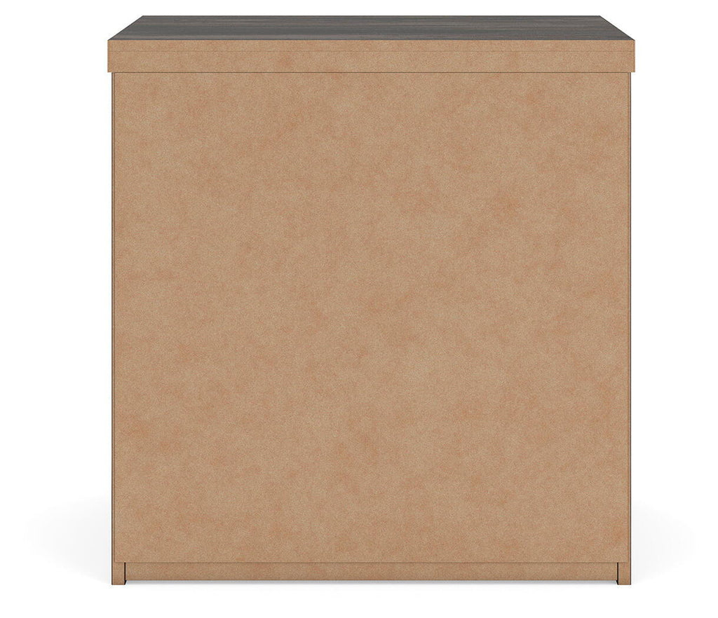 Shaehartin - Two Drawer Night Stand - Dark Brown