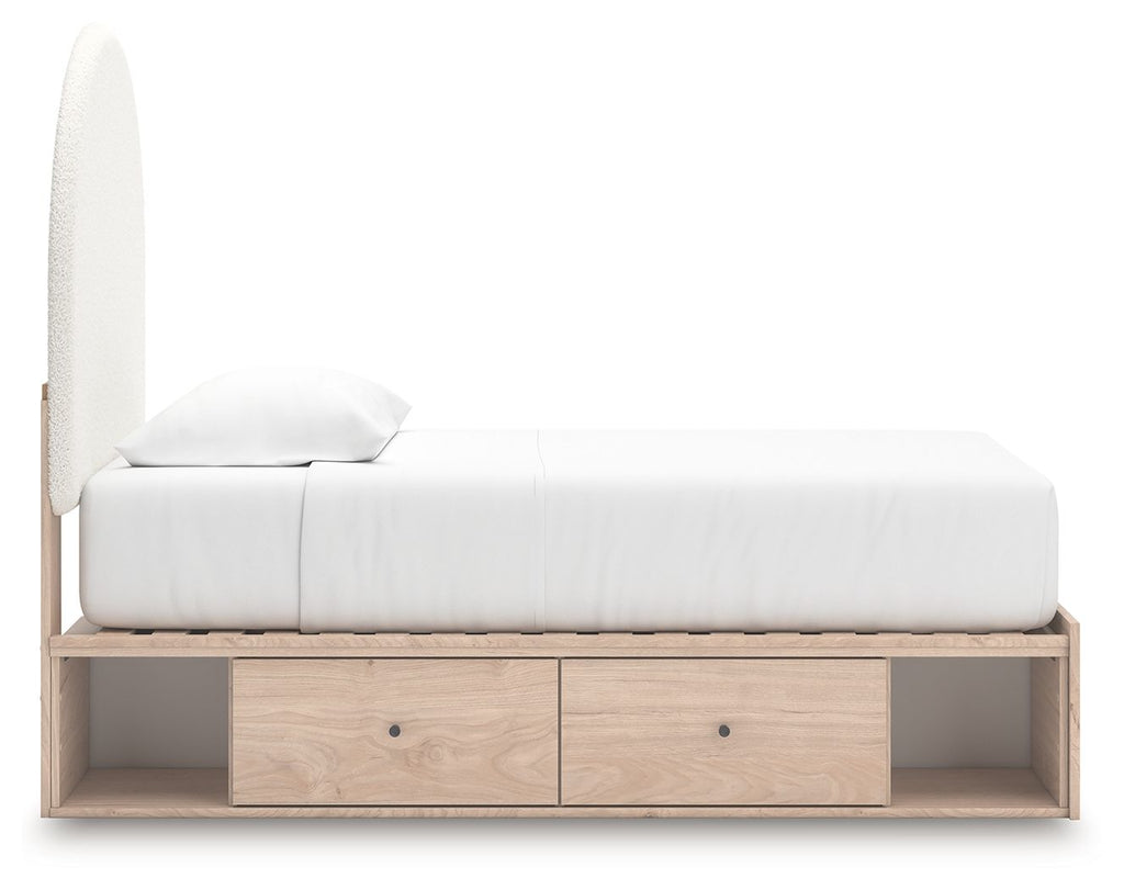 Arloster - Upholstered Panel Bed