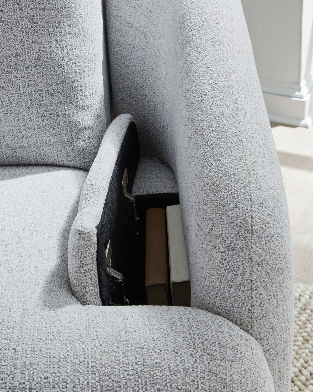 Alainmont Next-Gen Nuvella - Swivel Power Recliner