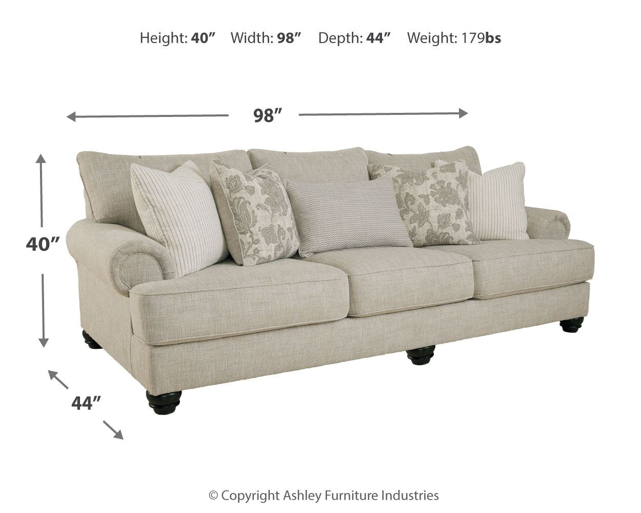 Asanti - Sofa - Fog