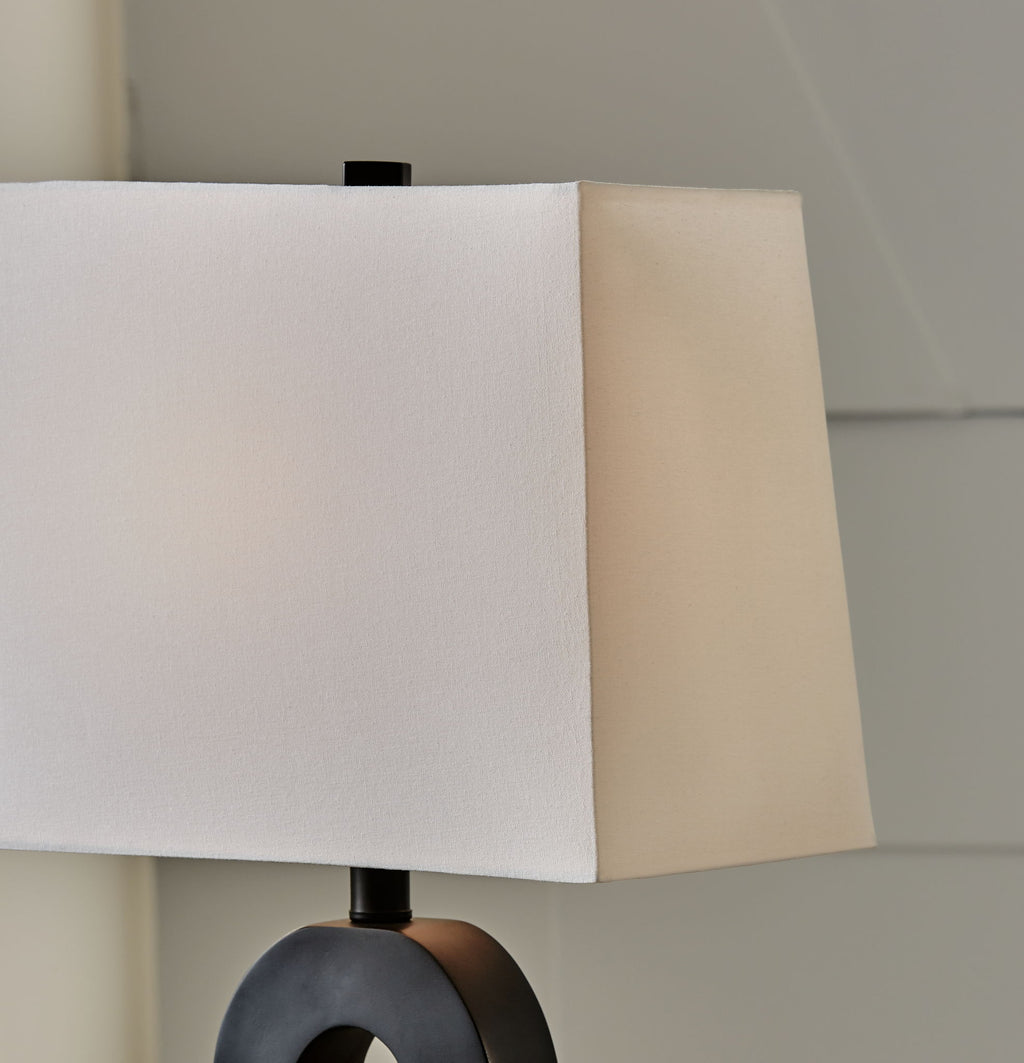Markellton - Poly Table Lamp (Set of 2) - Black