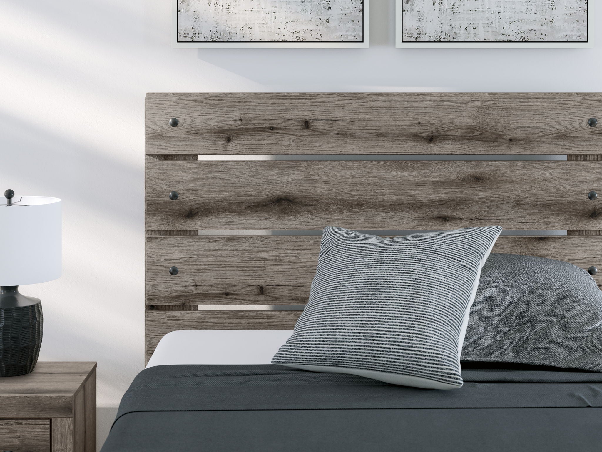 Graystorm - Panel Storage Bed