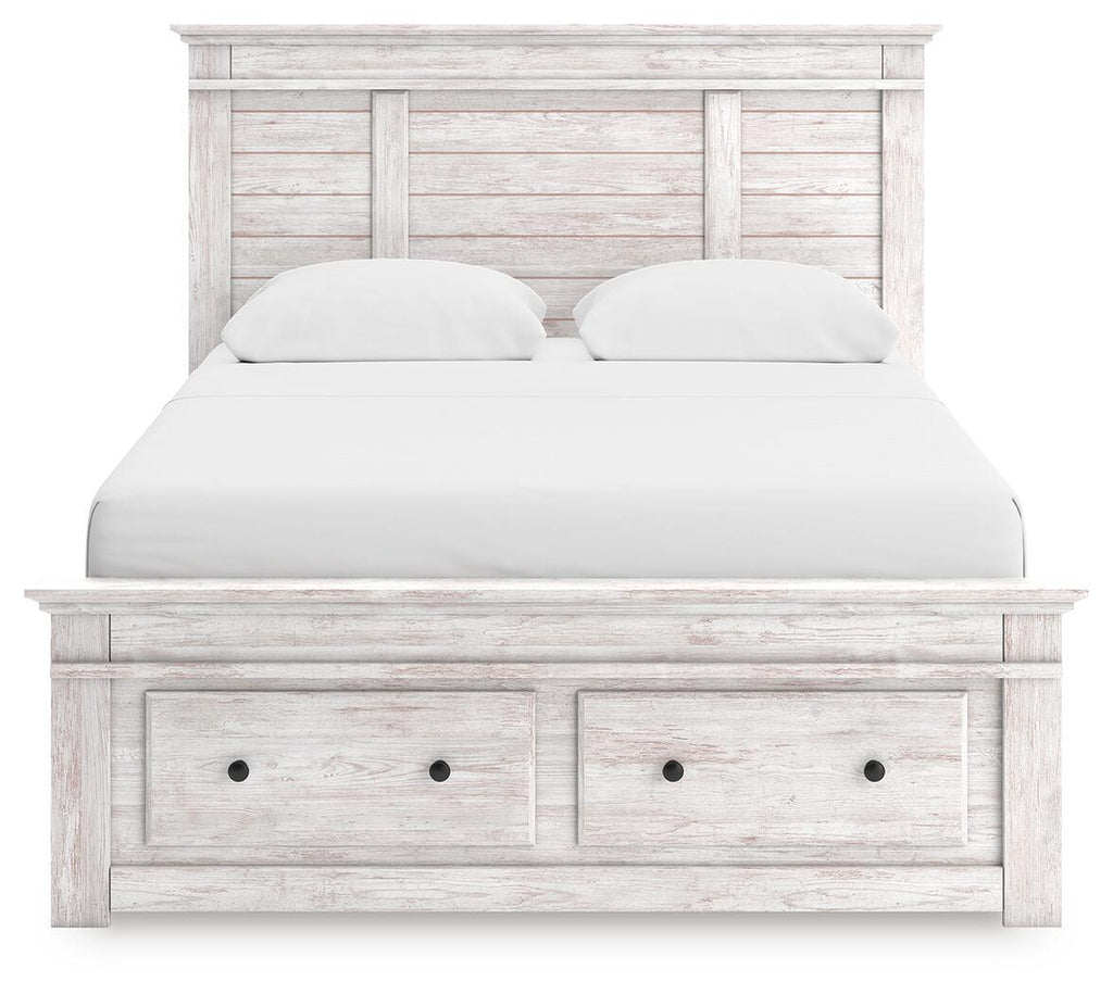 Makidern - Panel Storage Bed