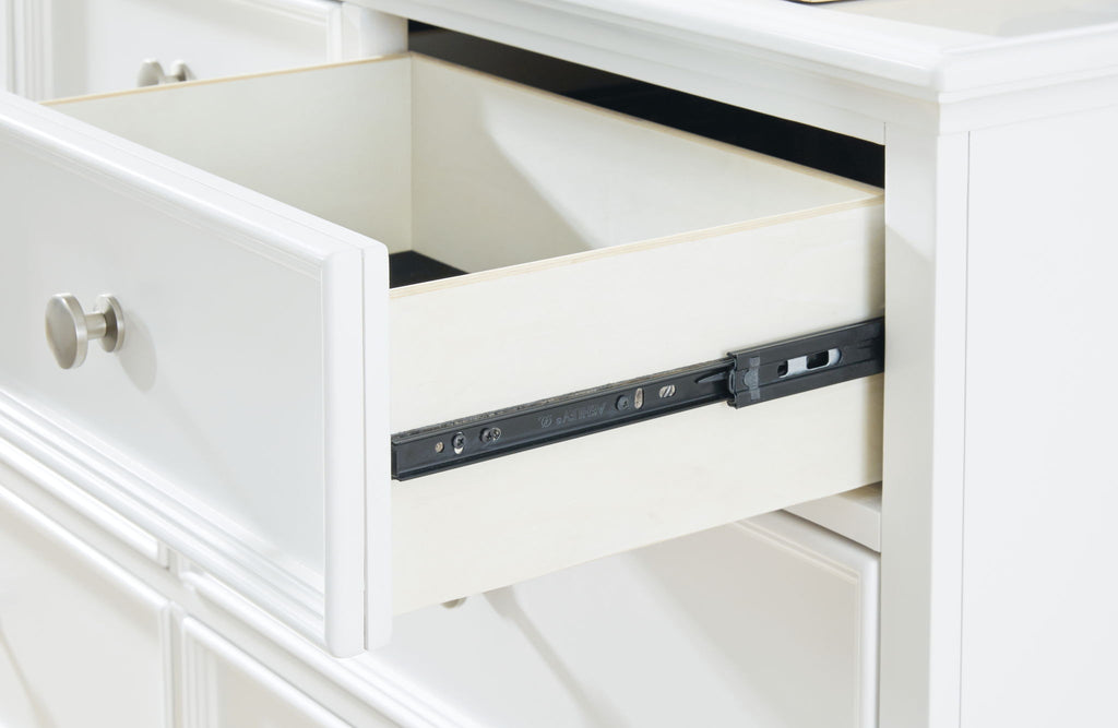 Fortman - Dresser And Mirror - White
