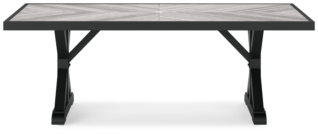Beachcroft - Rect Dining Table W/Umb Opt