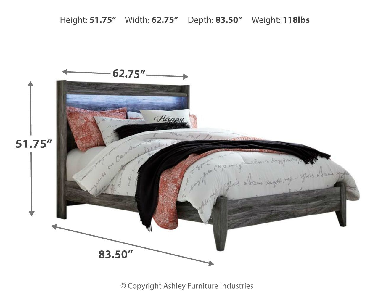 Baystorm - Panel Bed