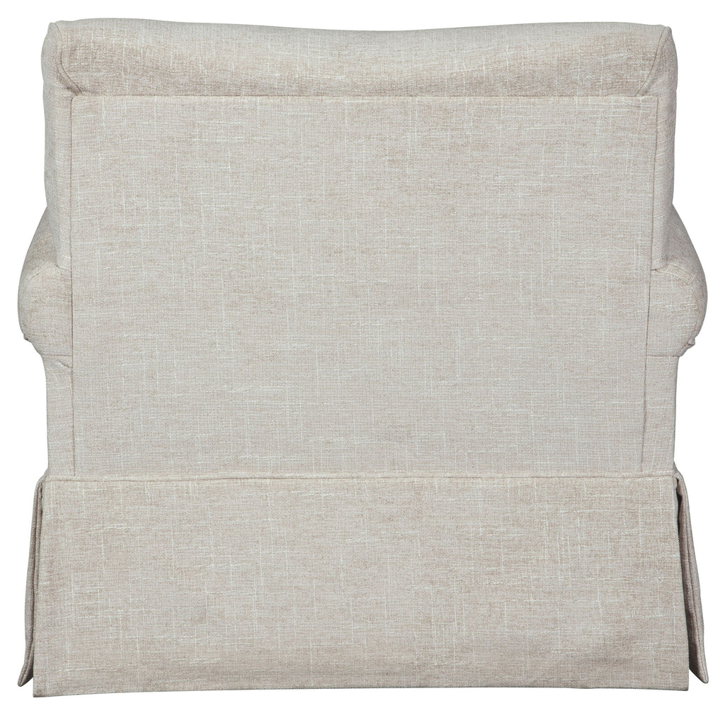 Searcy - Swivel Glider Accent Chair - Quartz