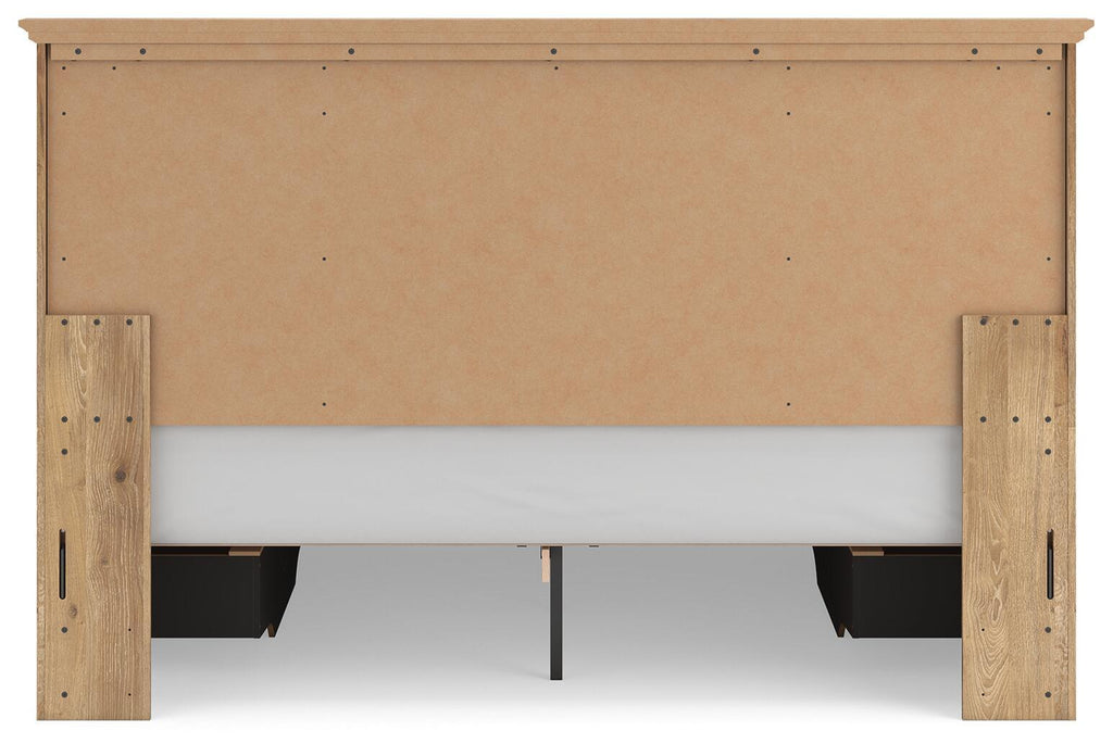 Makidern - Panel Storage Bed
