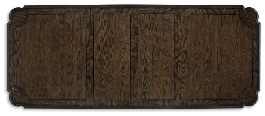 Maylee - Dining Extension Table - Dark Brown