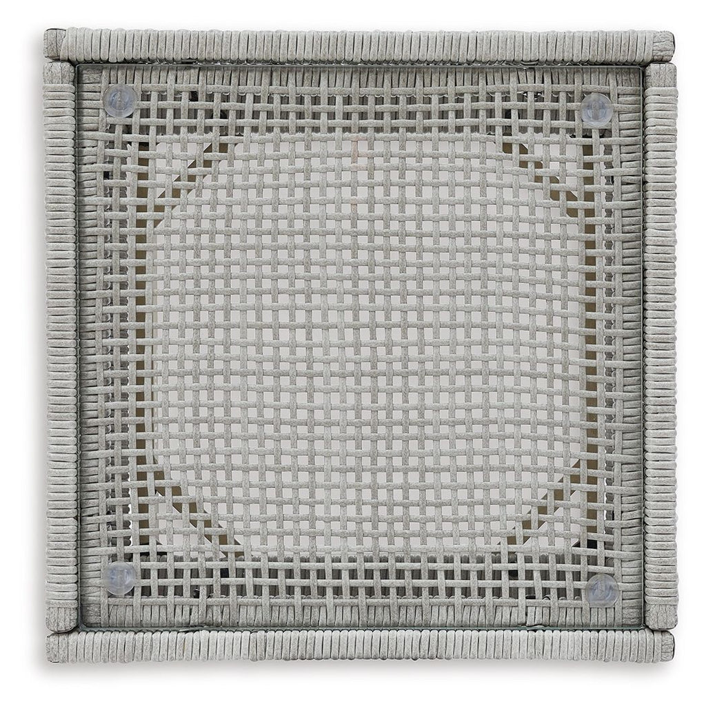 Seton Creek - Square End Table - Gray