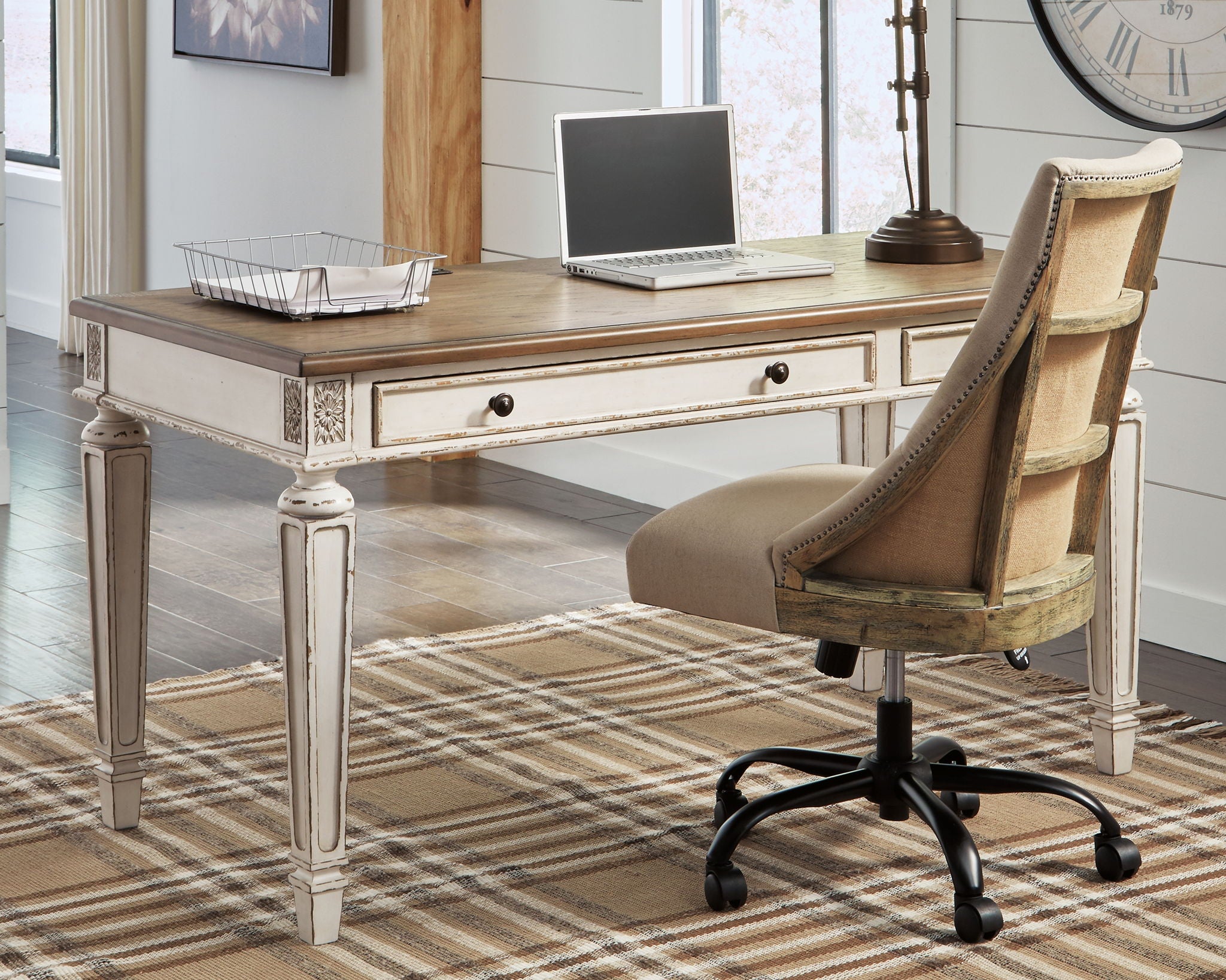 Realyn - Home Office Desk - Light Brown
