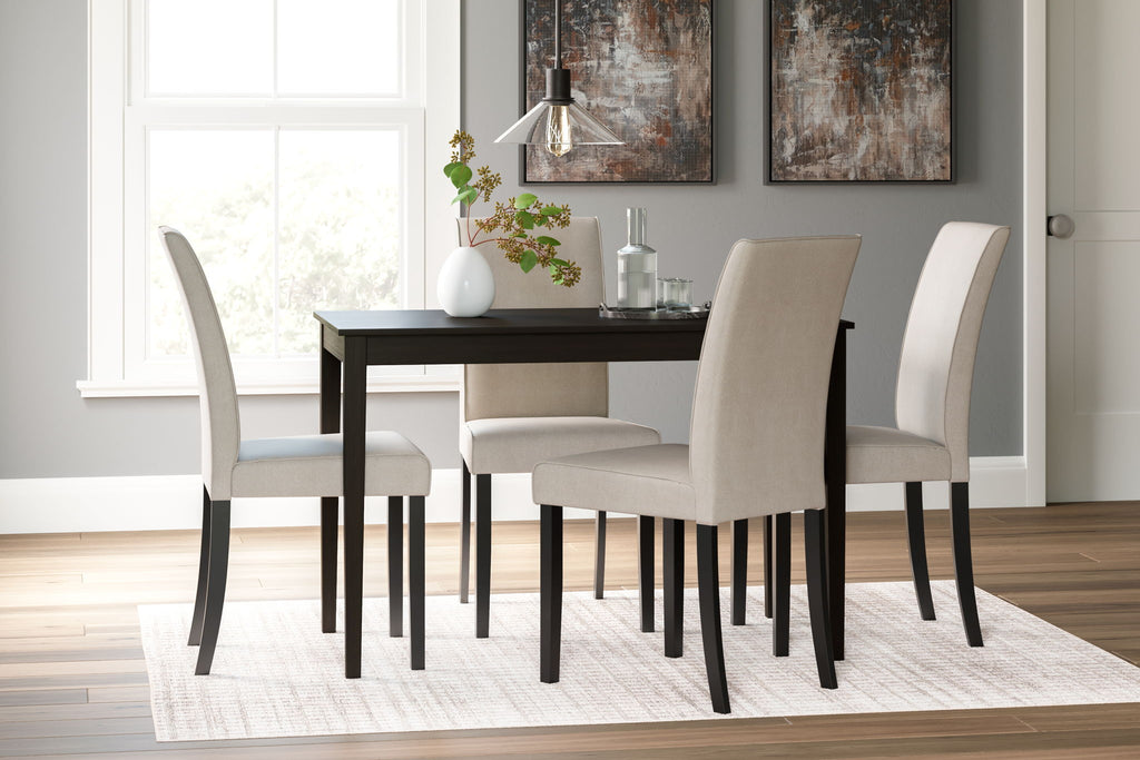 Kimonte - Rectangular Dining Room Table - Dark Brown