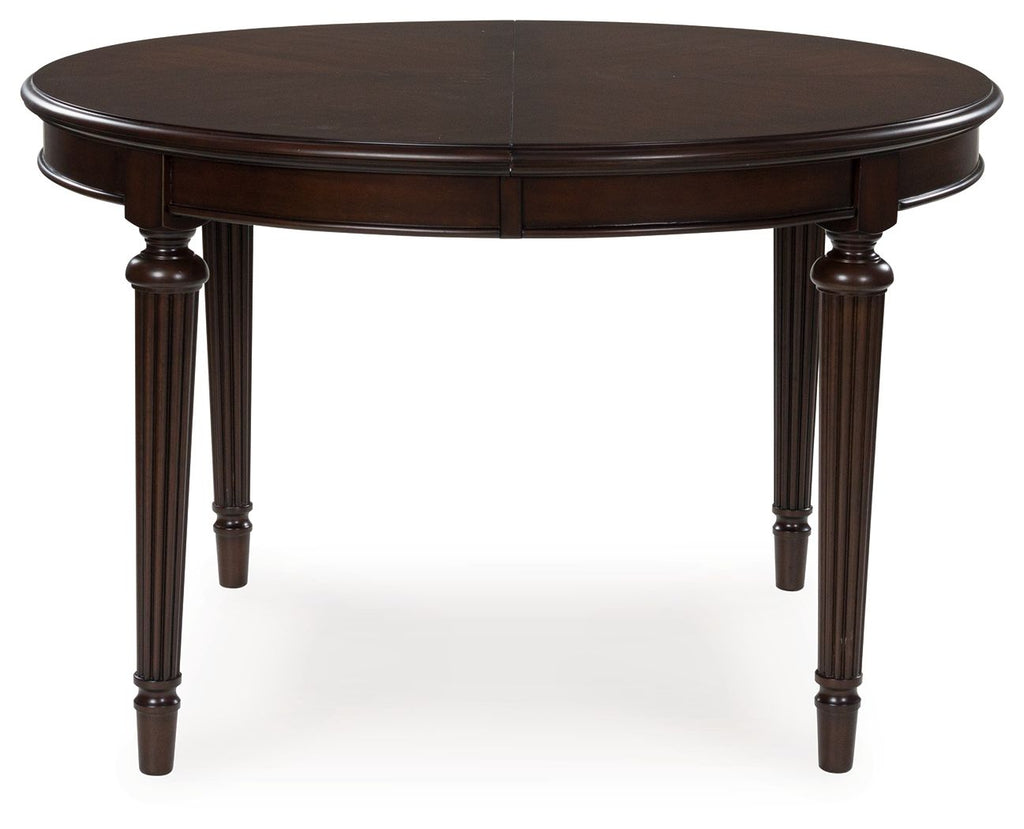 Lavinton - 8 Pc. - Dining Room Extension Table, 6 Side Chairs, Server - Brown