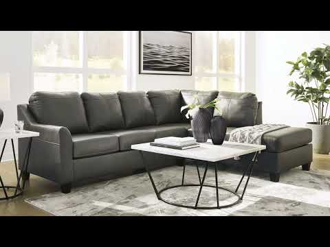 Valderno - 2-Piece Sectional With Raf Corner Chaise - Fog