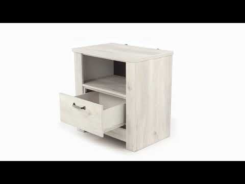 Bellaby - One Drawer Night Stand - Whitewash