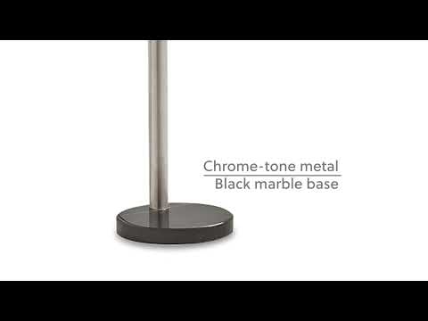 Winter - Metal Arc Lamp  - Silver Finish