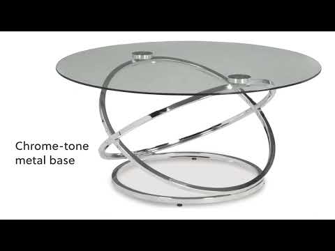 Hollynyx - Occasional Table Set (Set of 3) - Chrome Finish