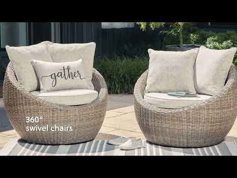 Danson - Swivel Lounge With Cushion
