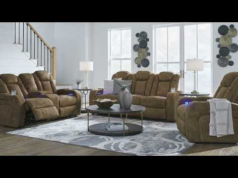 Wolfridge - Power Recliner/Adj Headrest - Brindle