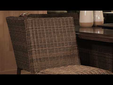 Paradise Trail - Barstool (Set of 2) - Medium Brown