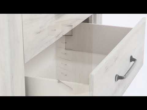 Bellaby - Five Drawer Chest - Whitewash