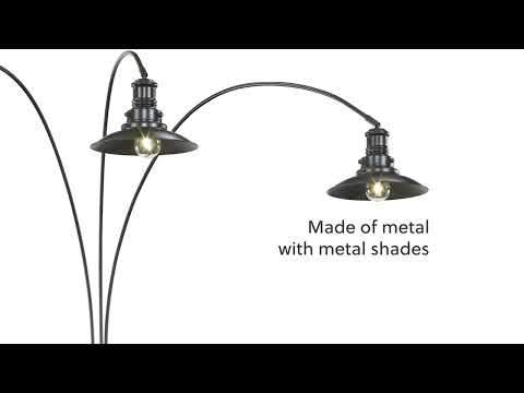 Sheriel - Metal Arc Lamp  - Black