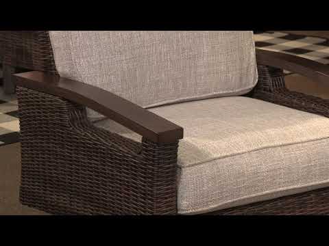 Paradise Trail - Swivel Lounge Chair (Set of 2) - Medium Brown